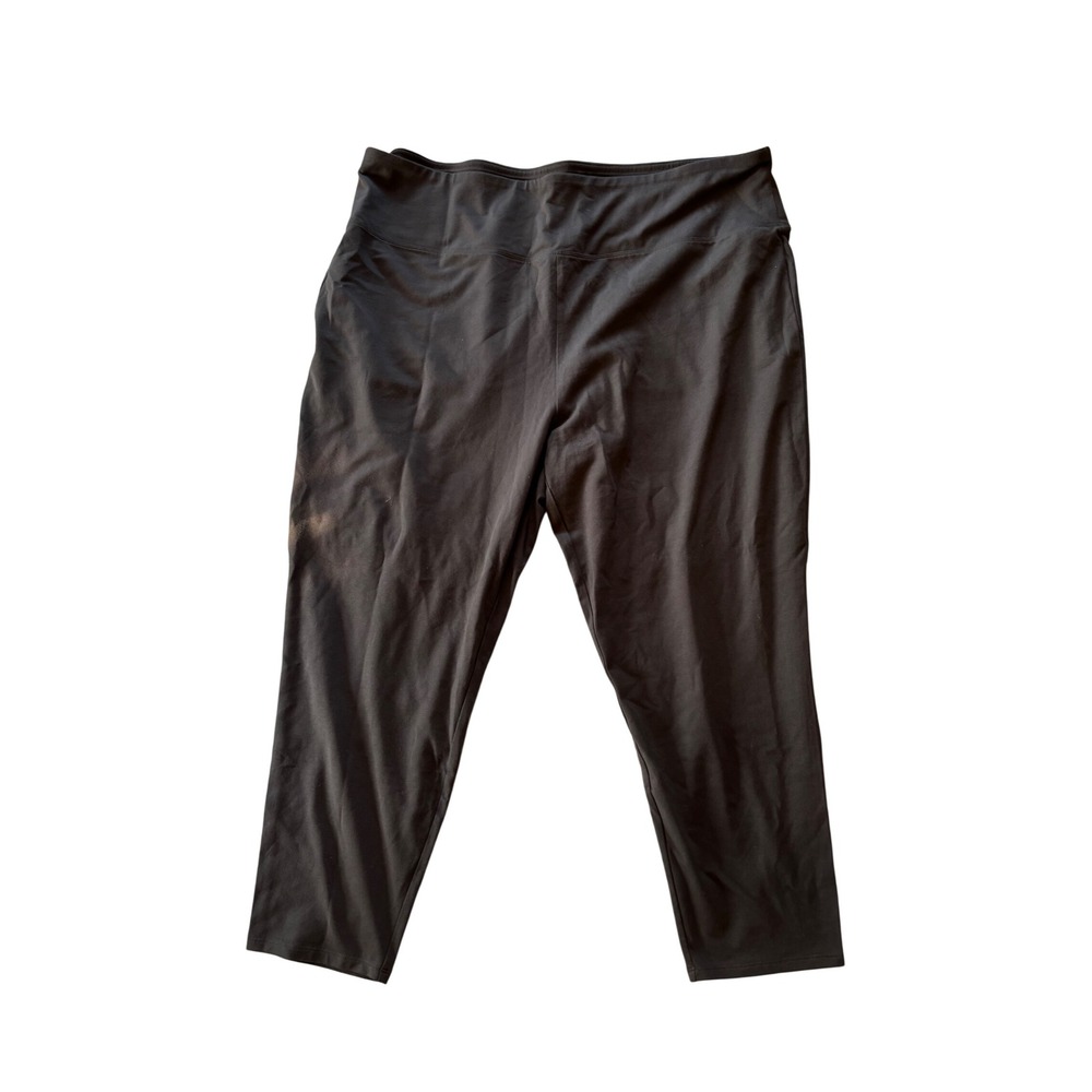 Eileen Fisher Womens Leggings Size 2X Mocha Brown Rye High Waisted Crop NWT